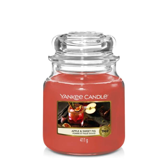 Yankee Candle - Apple & Sweet Fig - Medium Jar